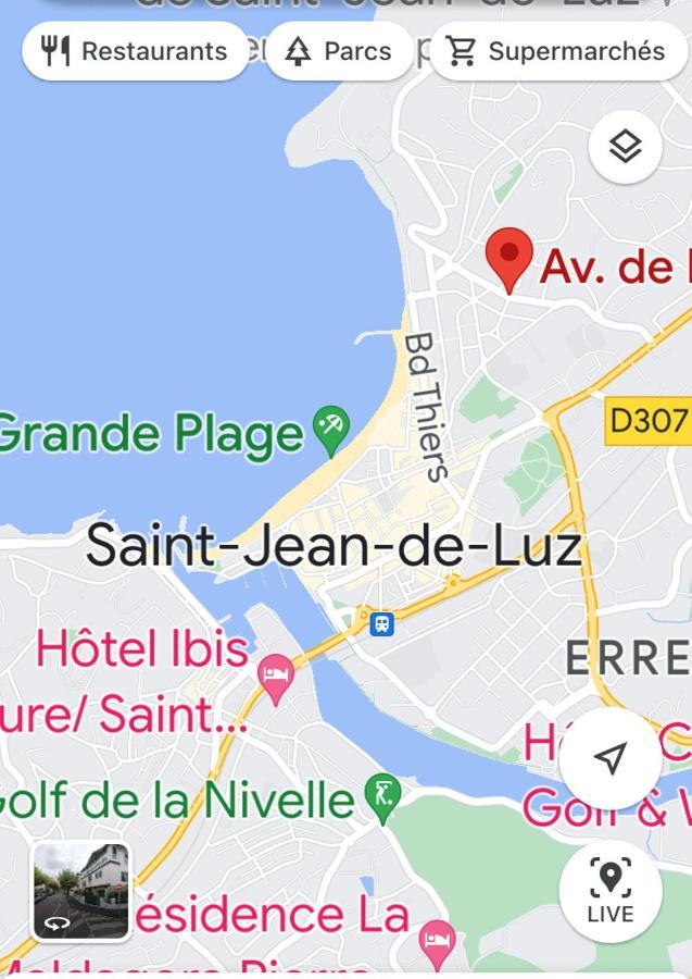 2 Pieces A 300M De La Grande Plage - 2 A 5 Couchages Saint-Jean-de-Luz Ngoại thất bức ảnh